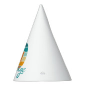 Retro Sunset 81 Vintage Distressed Feesthoedjes (Rechts)