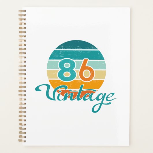 Retro Sunset 86 Vintage Distressed (Devant)