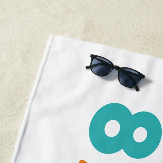 Retro Sunset 87 Strandlaken (In situ)