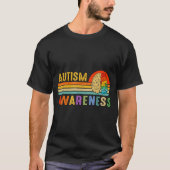 Retro Sunset Autism Awareness Neurodiversity Spect T-shirt (Voorkant)