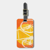 Retro Sunset Bicycle - Ride a Bike Bagagelabel (Voorkant verticaal)