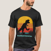 Retro Sunset Brothersaurus T-shirt (Voorkant)