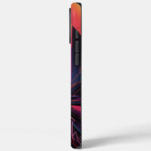 Rétro Sunset City coque iphone Vaporwave esthétiqu (Verso / Gauche)