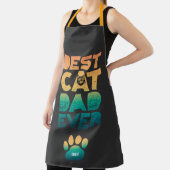 Retro  Sunset Fathers Day Best Cat Dad ever Schort (Insitu)
