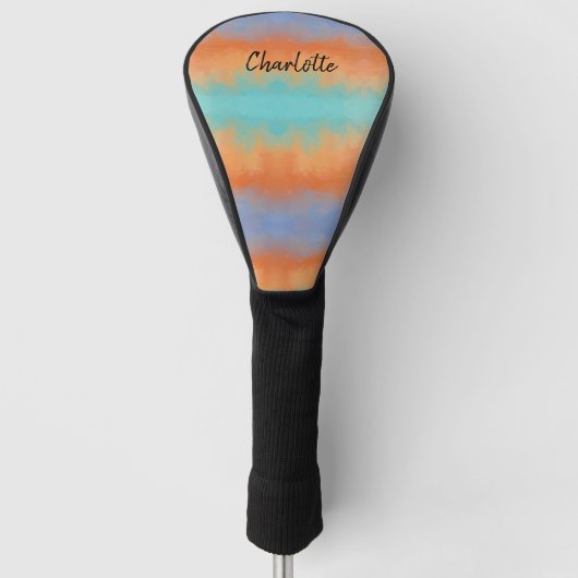 Retro Sunset  Golfheadcover (Voorkant)