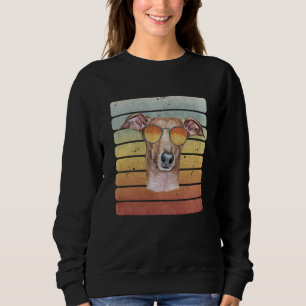 Retro Sunset Italiaans Greyhound mama papa Trui