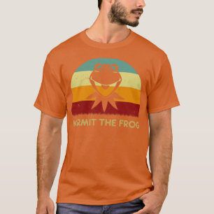 Retro Sunset Kermit De Kikker T-shirt