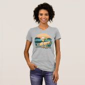 Retro Sunset Margaritas T-shirt (Voorkant volledig)