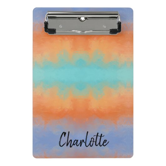 Retro Sunset  Mini Klembord (Voorkant)