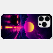 Retro Sunset Road Cell Phone Case (Achterkant (horizontaal))