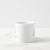 Retro Sunset+ script gestoord Espresso Kop (Voorkant)