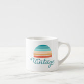 Retro Sunset+ script gestoord Espresso Kop (Rechts)