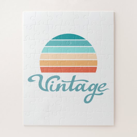 Retro Sunset+ script gestoord Legpuzzel (Verticaal)