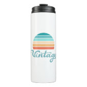 Retro Sunset+ script gestoord Thermosbeker (Voorkant)