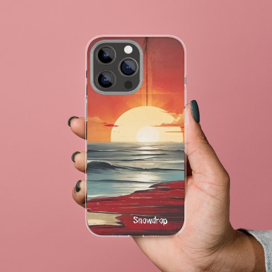 Retro Sunset Seashore Case-Mate iPhone Case
