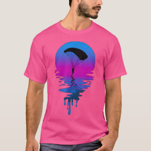 Retro Sunset Skydiving T-shirt