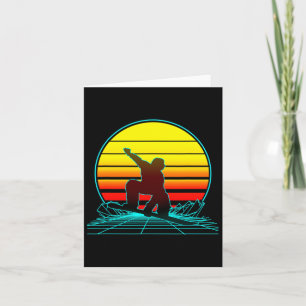 Retro  Sunset Snowboarding Kaart