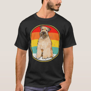  Retro Sunset Soft Coated Wheaten Terrier D T-shirt