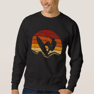 Retro Sunset Surfer Gift Idee Surf Trui