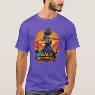  Retro Sunset T-shirt – Cool Peacock Baby