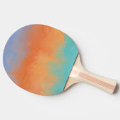 Retro sunset tafeltennisbatje (Zijkant)