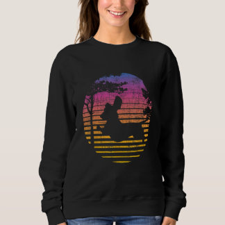 Retro Sunset Teckel Wiener - Hondenliefhebber Anim Trui