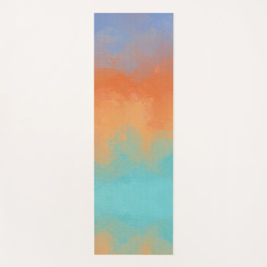 Retro Sunset Yogamat (Voorkant)