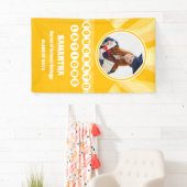 Retro Sunshine 2025 Afstuderen Foto Spandoek (Insitu)