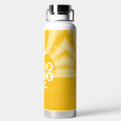 Retro Sunshine Afstuderen Waterfles (Achterkant)