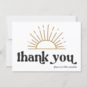 Retro Sunshine Bedankt