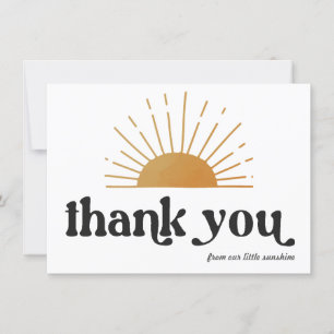 Retro Sunshine Bedankt