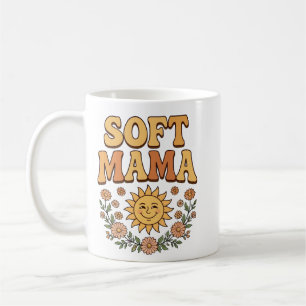 Retro Sunshine Zachte Mama PNG - Vintage Madeliefj Koffiemok
