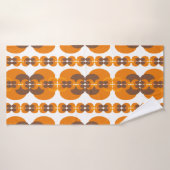 Rétro Super 60's 70's Motif Bubbles (Serviette de bain)