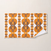 Rétro Super 60's 70's Motif Bubbles (Serviette à main)