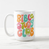 Retro Super Bible Study Club Café Mug (Gauche)