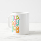 Retro Super Bible Study Club Café Mug (Devant gauche)