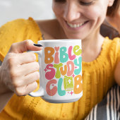 Retro Super Bible Study Club Café Mug