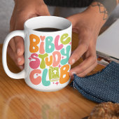 Retro Super Bible Study Club Café Mug