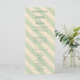 Retro Super coloré Wavy Boho programmes de mariage