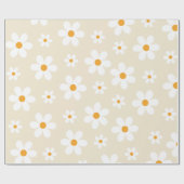 Retro Super Daisy Tan cadeau Anniversaire Papier d (Plat)