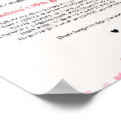 Retro Super Daisy temps baby shower Capsule Poster (Coin)