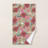 Retro Super Floral Daisy Boho (Serviette à main)