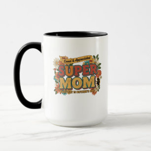 Retro Super Moeder Bloemrijke Stijl - Elke Dag Mok