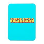 Retro Superheld Magneet (Verticaal)