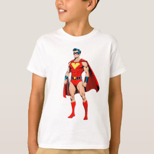 Retro Superheld Toast – 80s Comic Stijl Ontbijt  T-shirt