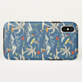 Retro Surf Tropical Patroon Case-Mate iPhone Case (Achterkant (horizontaal))
