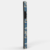 Retro Surf Tropical Patroon Case-Mate iPhone Case (Achterkant/rechts)