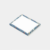 Retro Surf Tropical Patroon Post-it® Notes (Schuin)