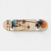 Retro Surf Vibes Skateboard (Horz)