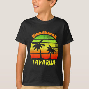 Retro Surfen Design Tavarua- Cloudbreak T-shirt